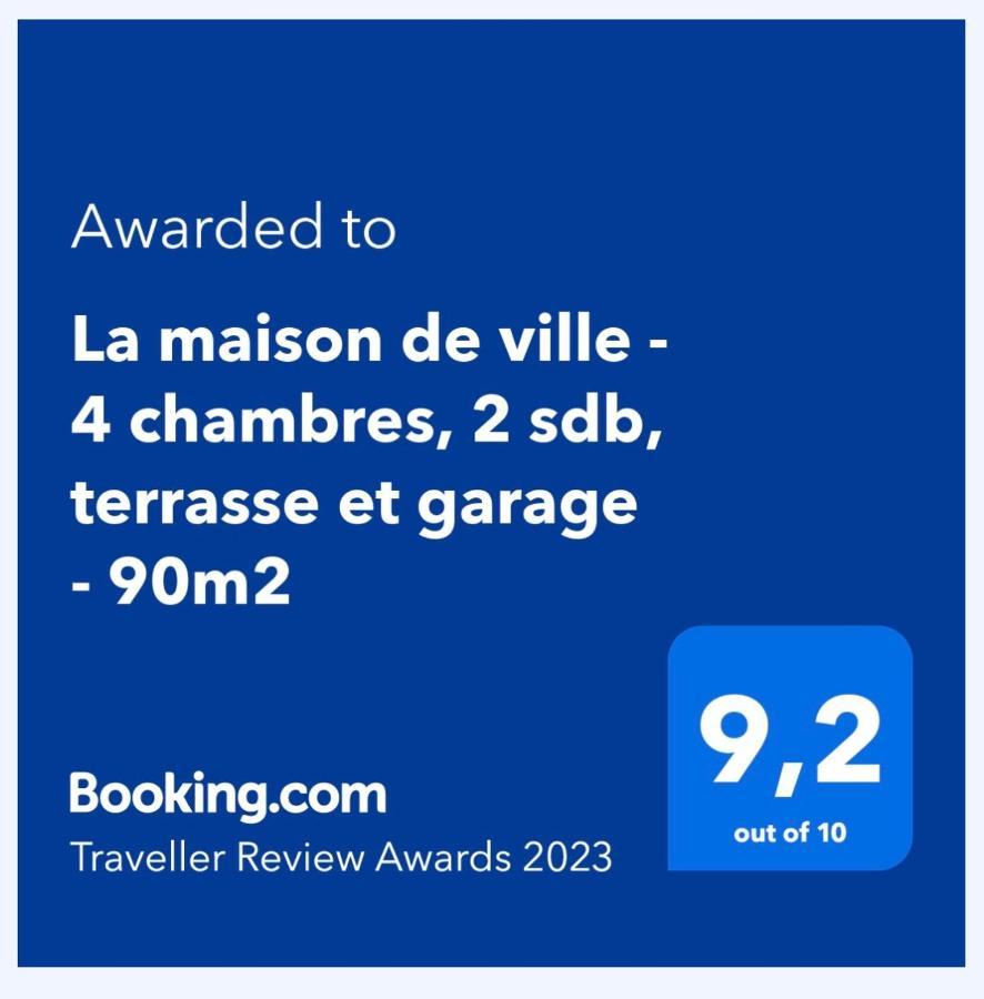 La Maison De Ville - 4 Chambres, 2 Sdb, Terrasse Et Garage - 90M2 Vesoul Ngoại thất bức ảnh